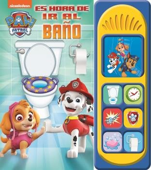 ES HORA DE IR AL BAÑO CON LA PATRULLA CANINA, de Patrulla Canina | portada del libro