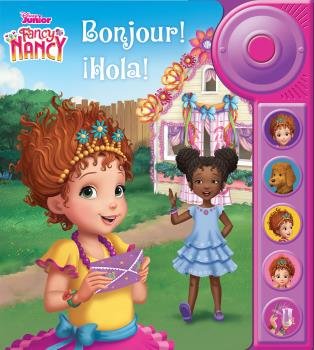 BONJOUR! ¡HOLA! LIBRO CON TIMBRE FANCY NANCY, de FANCY NANCY | portada del libro
