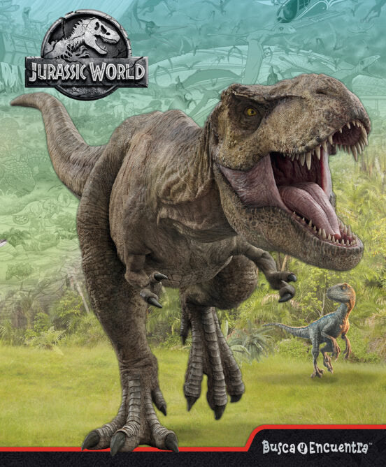 BUSCA Y ENCUENTRA JURASSIC WORLD LF, de JURASSIC WORLD | portada del libro