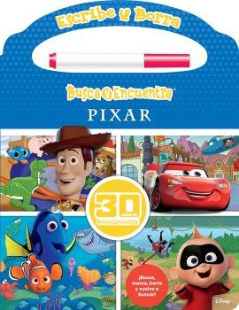 PINTAR Y BORRAR PIXAR WELF | portada del libro