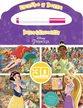 PINTAR Y BORRAR PRINCESAS WELF | portada del libro