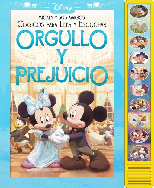 ORGULLO Y PREJUICIO. CLASICOS PARA LEER Y ESCUCHAR, de MICKEY Y SUS AMIGOS | portada del libro
