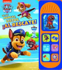 EN SUS MARCAS, LISTOS, IAL RESCATE!A 7 BOTONES CON, de PAW PATROL | portada del libro