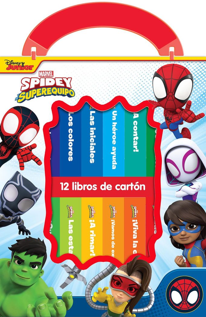MI PRIMERA LIBRERIA SPIDEY Y SU SUPEREQUIPO, de SPIDEY | portada del libro