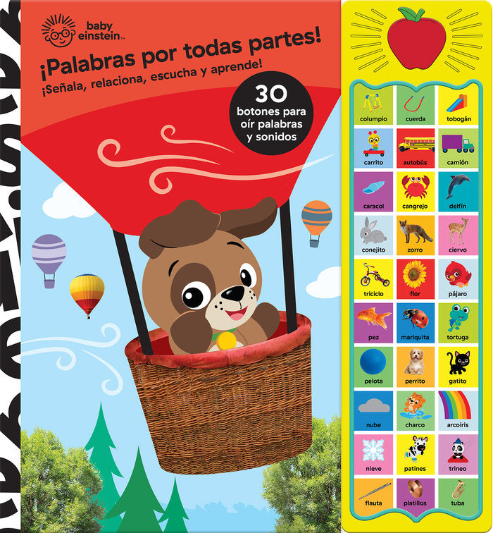 PALABRAS POR TODAS PARTE. BABY EINSTEIN. 30 BOTONE, de BABY EINSTEIN | portada del libro