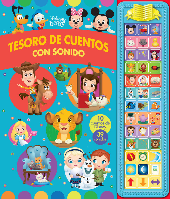 TESORO DE CUENTOS CON SONIDOS DISNEY BABY SD TREAS, de DISNEY BABY | portada del libro