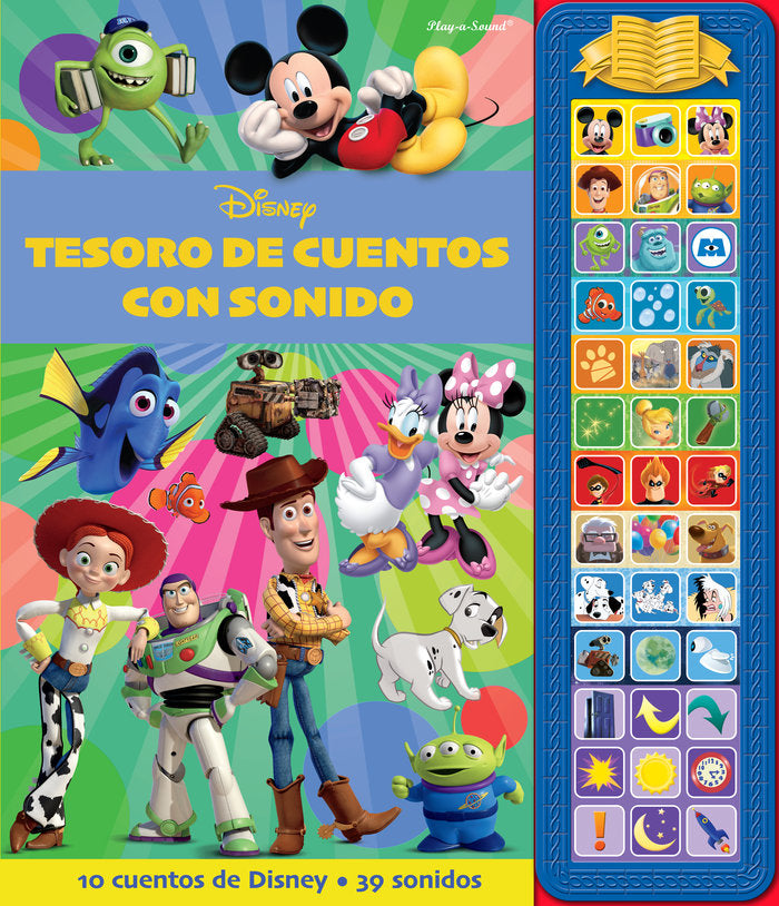TESORO DE CUENTOS CON SONIDOS DISNEY, de DISNEY | portada del libro
