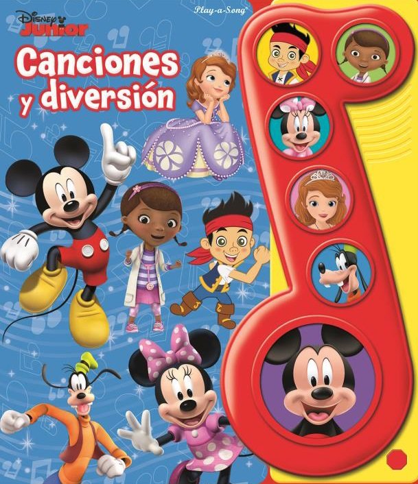 CANCIONES Y DIVERSI N DISNEY JUNIOR. LMN 6B, de DISNEY JR. | portada del libro