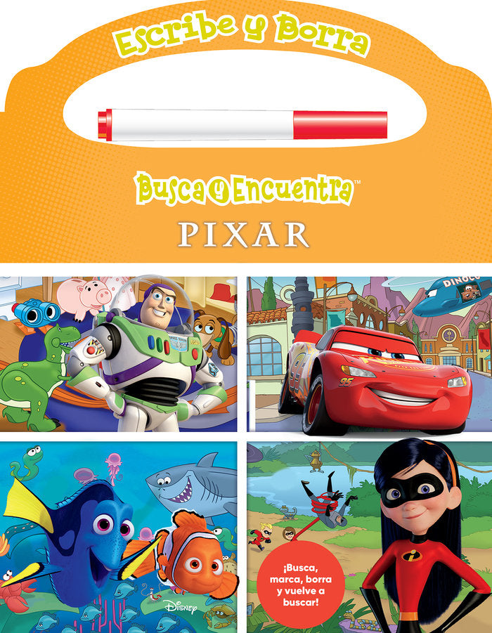 ESCRIBE Y BORRA PIXAR WELF, de PIXAR | portada del libro
