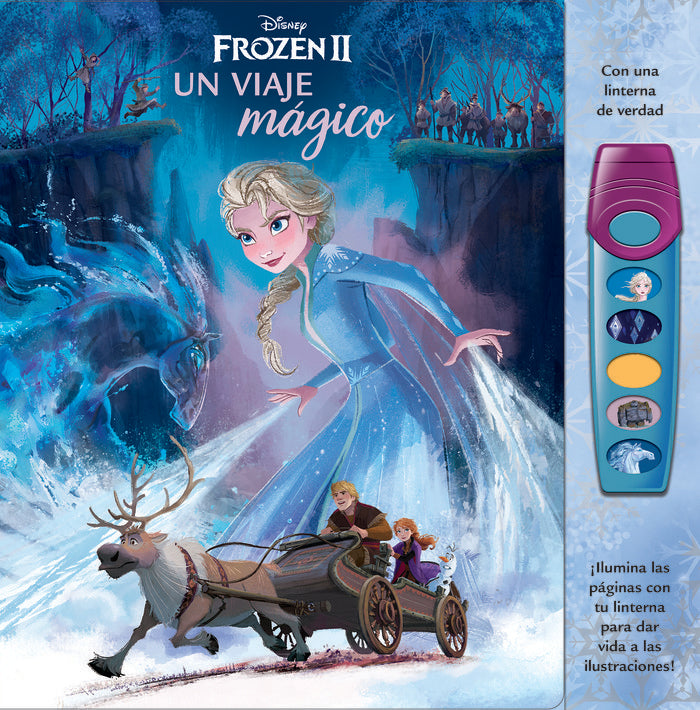 UN VIAJE MAGICO. LIBRO CON LINTERNA FROZEN II. FAB, de FROZEN | portada del libro