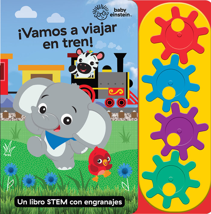 VAMOS A VIAJAR EN TREN BABY EINSTEIN | portada del libro