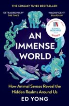 An Immense World, de Ed Yong | portada del libro