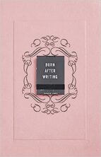 BURN AFTER WRITING, de Sharon Jones | portada del libro