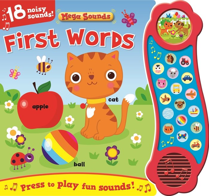 Mega Sounds: Noisy First Words, de AA,VV | portada del libro