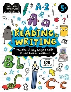 HELP WITH HOMEWORK DELUXE: 5 READING & WRITING, de AUTOR, SIN | portada del libro