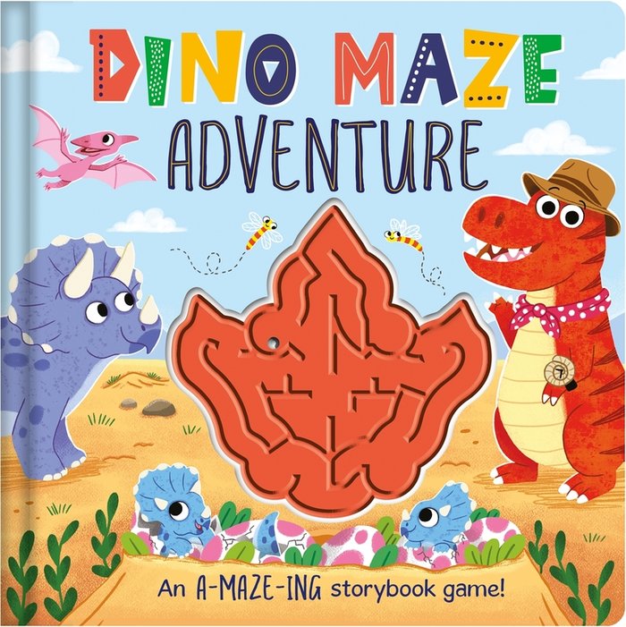 Dino Maze Adventure, de AA,VV | portada del libro