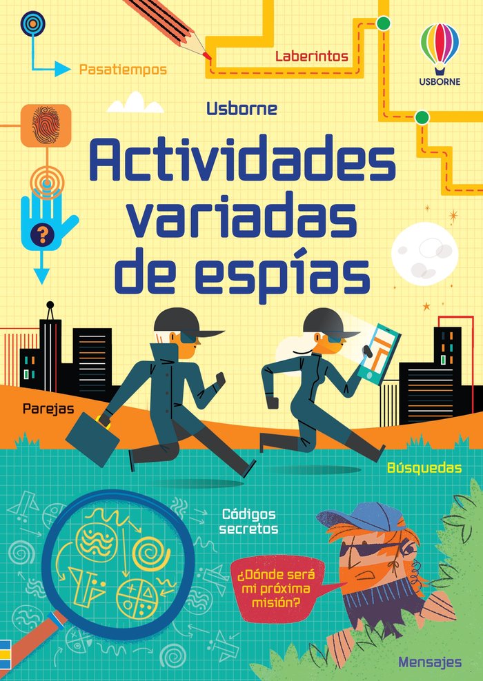 LIBRO ACTIVIDADES DE ESPIAS, de TUDHOPE, SIMON | portada del libro