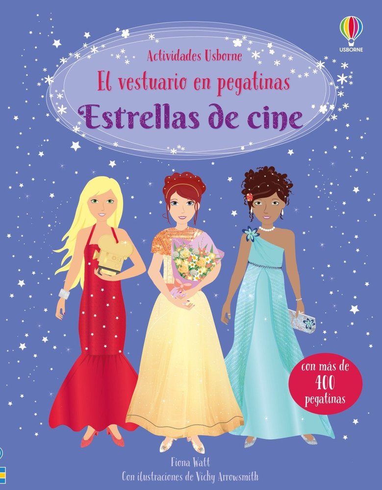 ESTRELLAS DE CINE VESTUARIO PEGATINAS | portada del libro