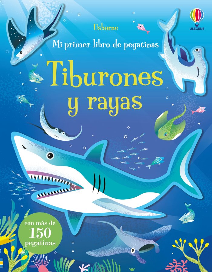 TIBURONES Y RAYAS MI PRIMER LIBRO PEGATI, de BINGHAM, JANE | portada del libro