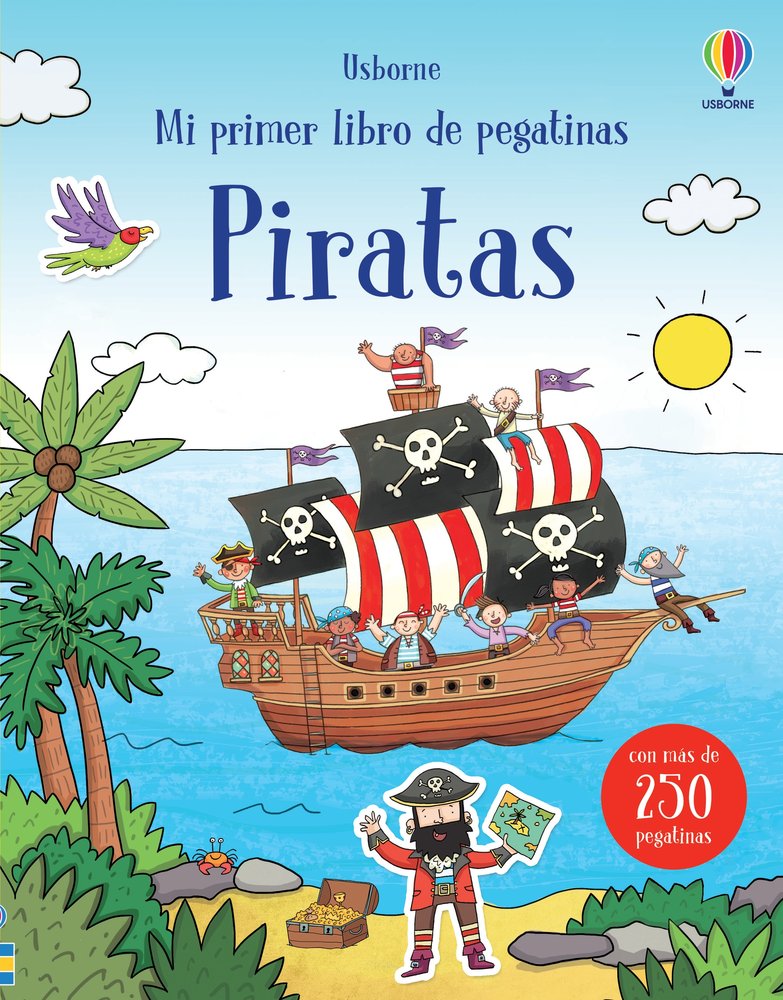 PIRATAS MI PRIMER LIBRO DE PEGATINAS | portada del libro