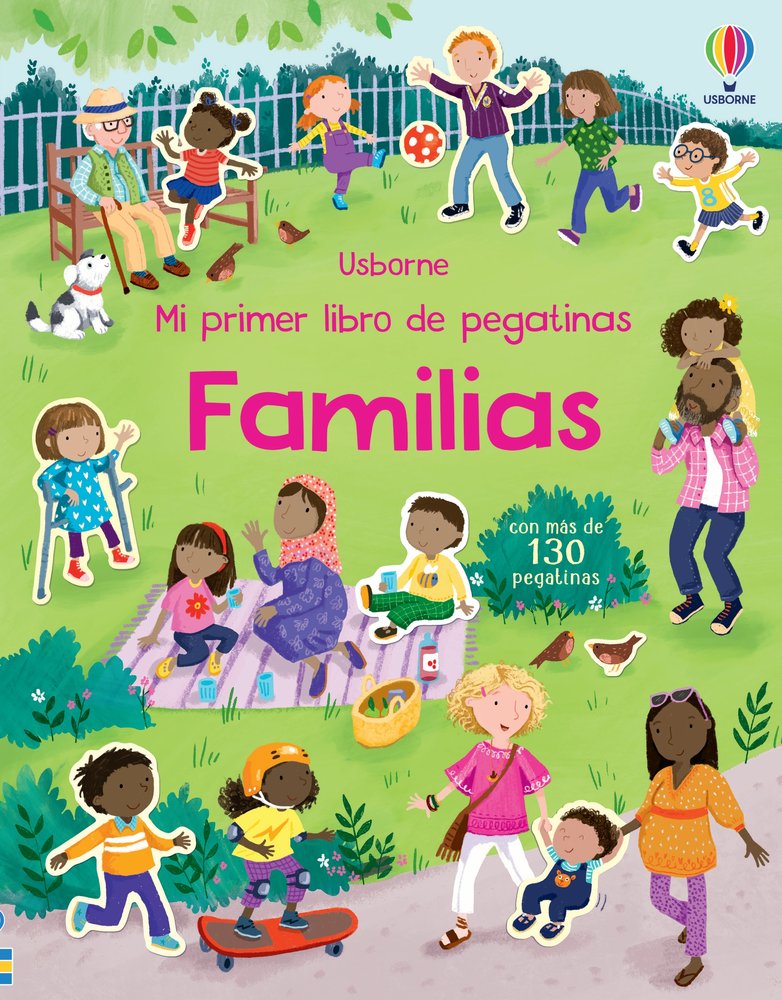 FAMILIAS. MI PRIMER LIBRO DE PEGATINAS | portada del libro