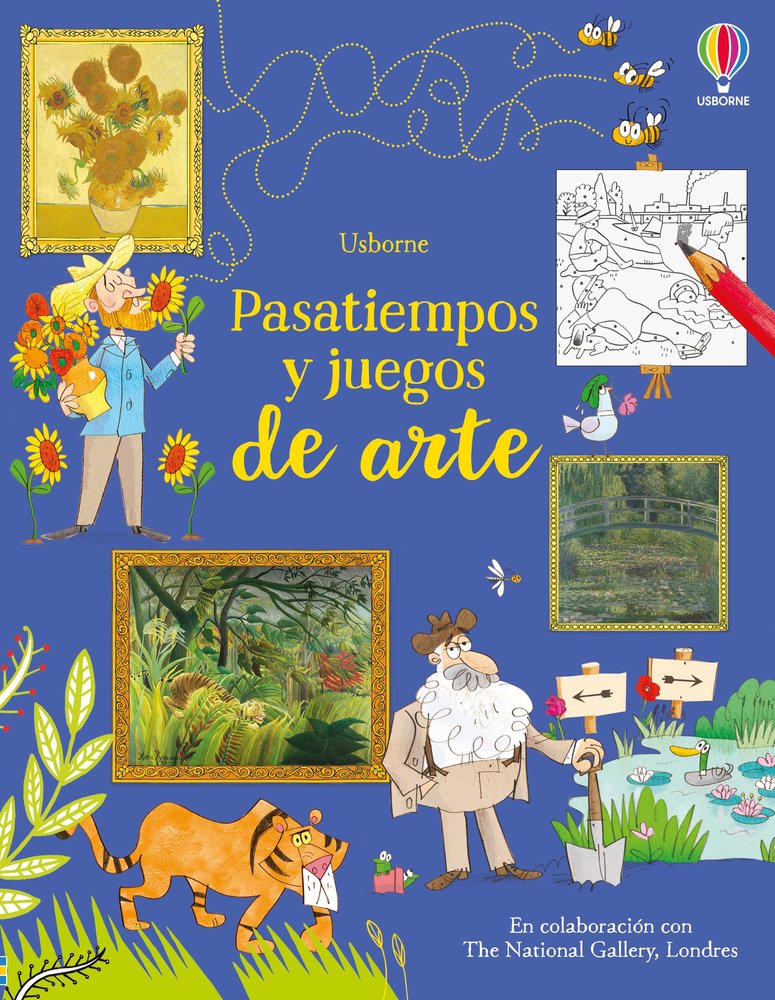 PASATIEMPOS Y JUEGOS DE ARTE, de DICKINS, ROSIE | portada del libro
