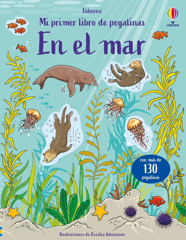 EN EL MAR MI PRIMER LIBRO DE PEGATINAS, de GREENWELL, JESSICA | portada del libro