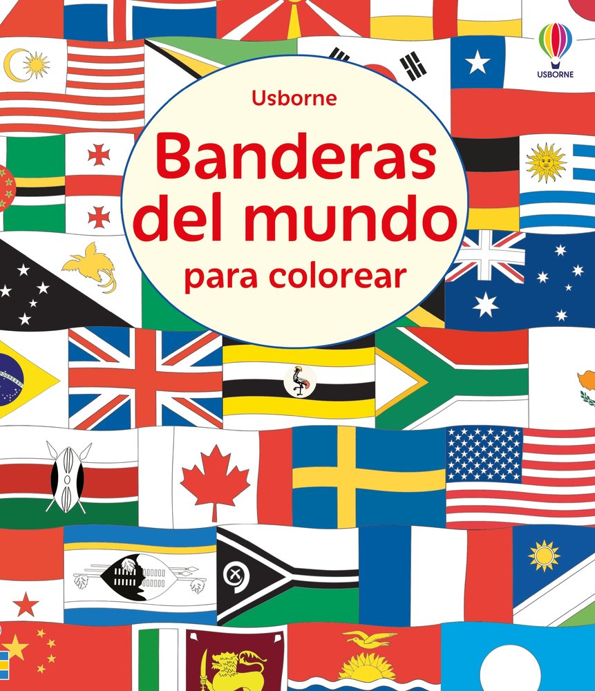 BANDERAS DEL MUNDO PARA COLOREAR, de MEREDITH, SUSAN | portada del libro