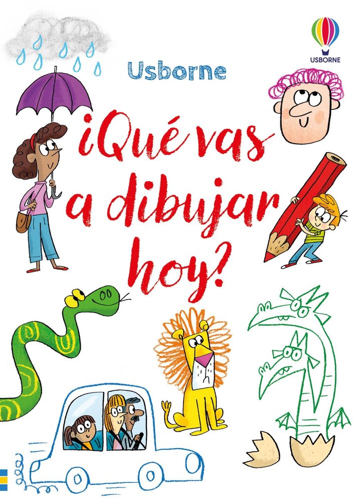 ¿QUE VAS A DIBUJAR HOY?, de SARAH RUSSELL | portada del libro