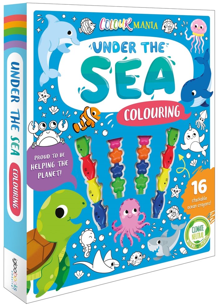 UNDER THE SEA COLOURING, de , IGLOOBOOKS | portada del libro