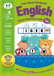 LEAP AHEAD: 4-5 YEARS ENGLISH, de AUTOR, SIN | portada del libro
