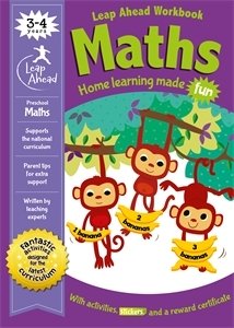 LEAP AHEAD: 3-4 YEARS MATHS, de AUTOR, SIN | portada del libro