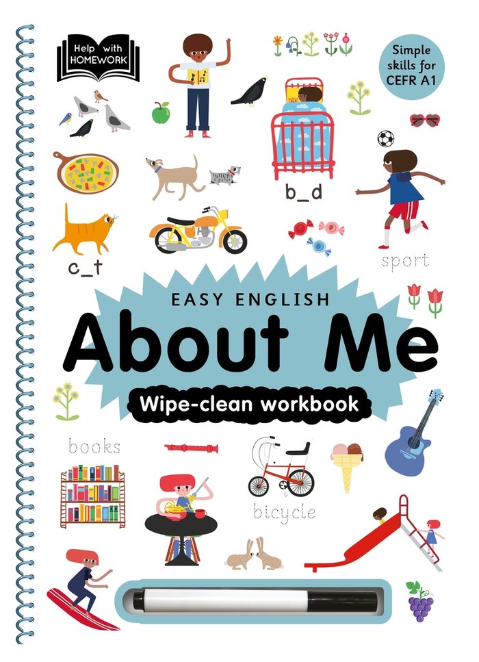 EASY ENGLISH: ABOUT ME, de AUTOR, SIN | portada del libro