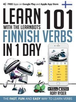 LEARN 101 FINNISH VERBS IN 1 DAY, de RYDER RORY | portada del libro