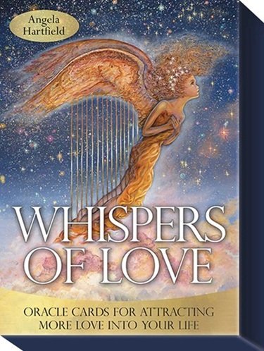 WHISPERS OF LOVE ORACULO, de ANGELA HARTFIELD | portada del libro
