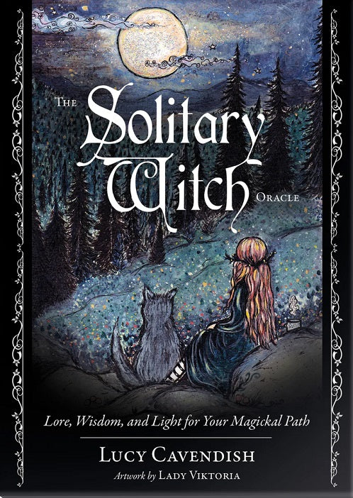 The solitary whitch oracle, de Lucy | portada del libro