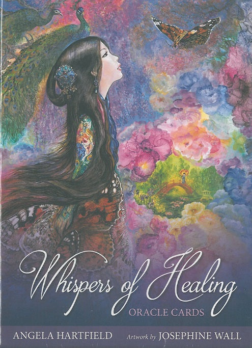Whispers of Healing Oracle, de Angela | portada del libro