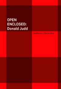 OPEN ENCLOSED DONALD JUDD | portada del libro