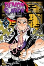 DEMON SLAYER: KIMETSU NO YAIBA, VOL. 15, de Koyoharu Gotouge | portada del libro