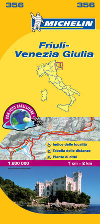 Mapa Local Friuli-Venezia Giulia, de MICHELIN | portada del libro