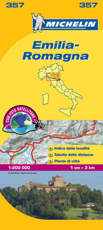 Mapa Local Emilia-Romagna, de MICHELIN | portada del libro