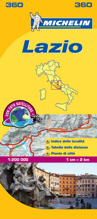 Mapa Local Lazio, de MICHELIN | portada del libro