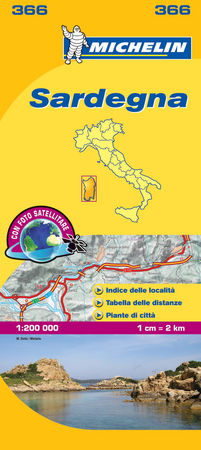 Mapa Local Sardegna, de MICHELIN | portada del libro