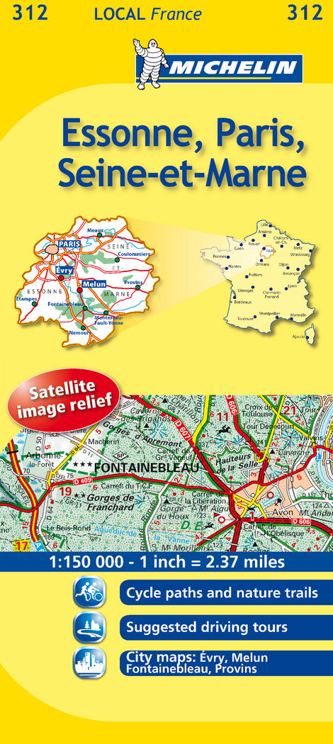 Mapa Local Essone, Paris, Seine-et-Marne, de AA.VV. | portada del libro