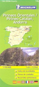 Mapa Zoom Pirineos Orientales / Pirineo Catalán, Andorra, de Varios autores | portada del libro