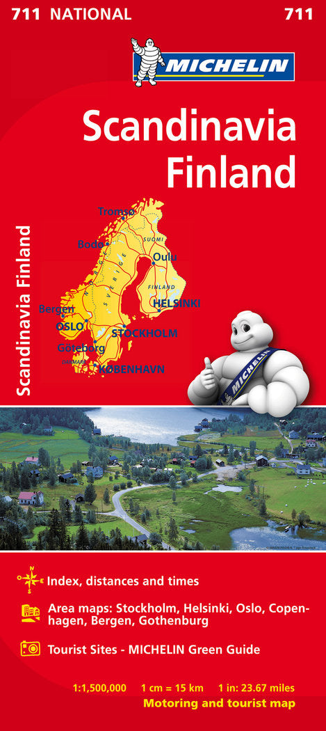 Mapa National Escandinavia Finlandia, de Varios autores | portada del libro