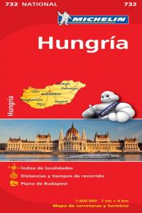 Mapa National Hungría, de Varios autores | portada del libro