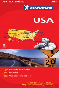 Mapa National U.S.A., de Varios autores | portada del libro