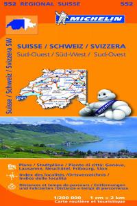 Mapa Regional Suisse Sud-Ouest/ Schweiz Süd-West/ Svizzera Sud.Ouest, de MICHELIN | portada del libro
