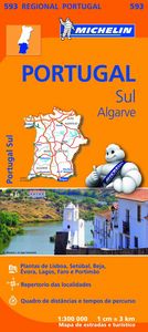 Mapa Regional Portugal Sul - Algarve, de Varios autores | portada del libro